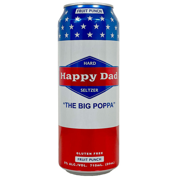 Happy Dad Fruit Punch Hard Seltzer 24oz Can