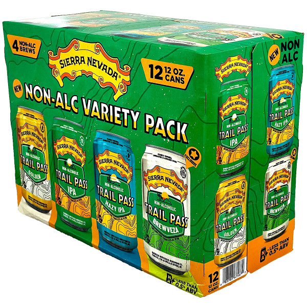 Sierra Nevada Trail Pass Non-Alcoholic Variety 12-Pack Can