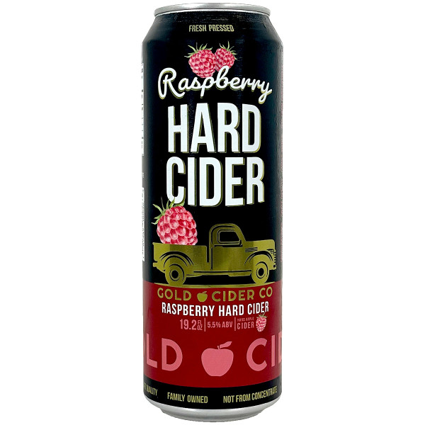 Gold Cider Co. Raspberry Hard Cider 19.2oz Can