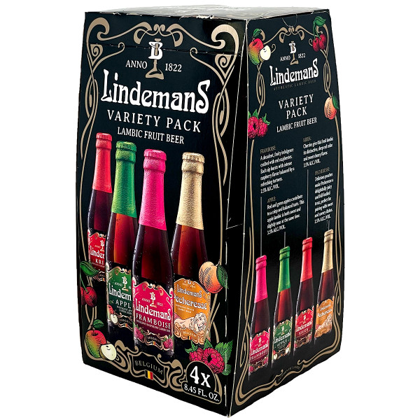 Lindemans Lambic Fruit Beer Variety Pack 4-Pack