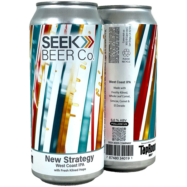 Seek Beer [+ Taproom] New Strategy West Coast IPA Can