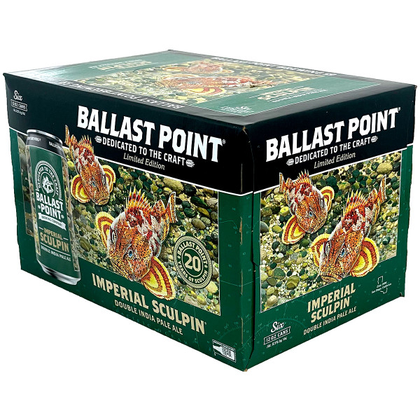 Ballast Point Imperial Sculpin Double IPA 6-Pack Can