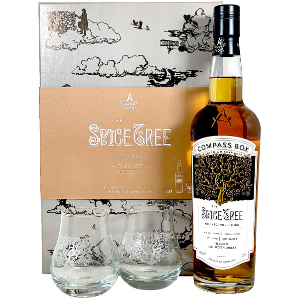 Compass Box The Spice Tree With Glasses