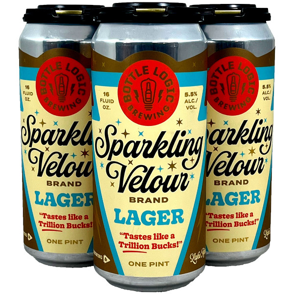 Bottle Logic [+ Lake Arrowhead] Sparkling Velour Brand Lager 4-Pack Can
