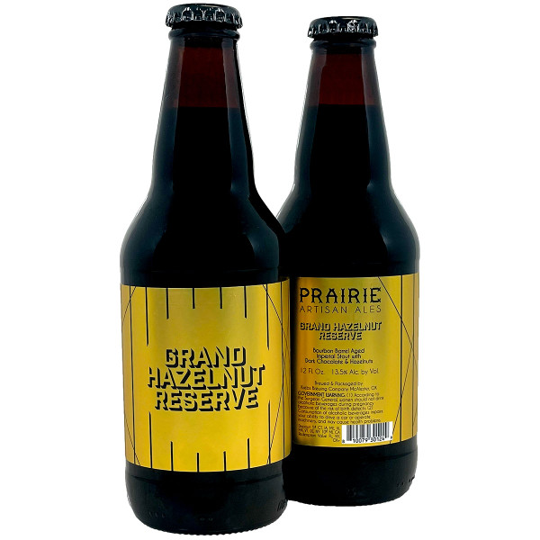 Prairie Grand Hazelnut Reserve Bourbon Barrel Aged Imperial Stout