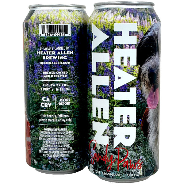 Heater Allen Sandy Paws Baltic-Style Porter Can