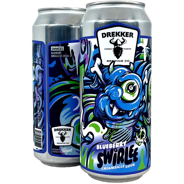 Drekker Blueberry Swirlee Creamsicle Sour Can