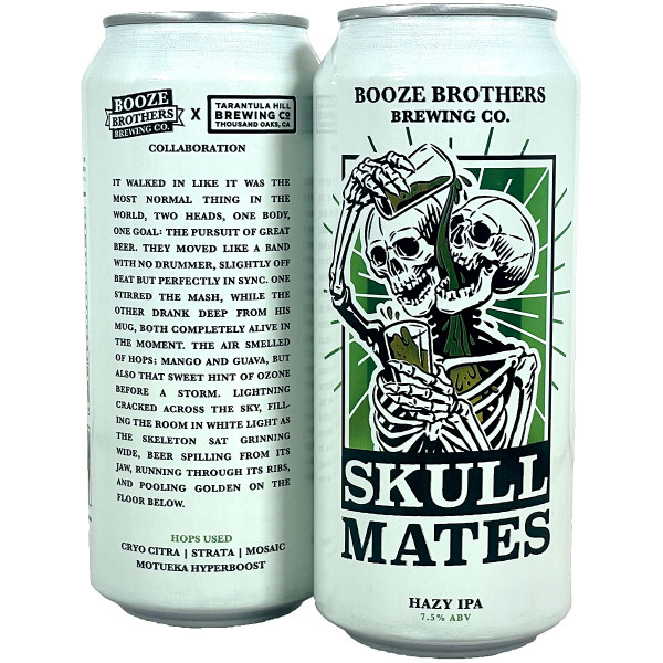 Booze Brothers Skull Mates Hazy IPA Can