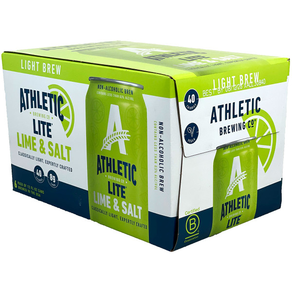 Athletic Lite Lime & Salt Non-Alcoholic 6-Pack Can
