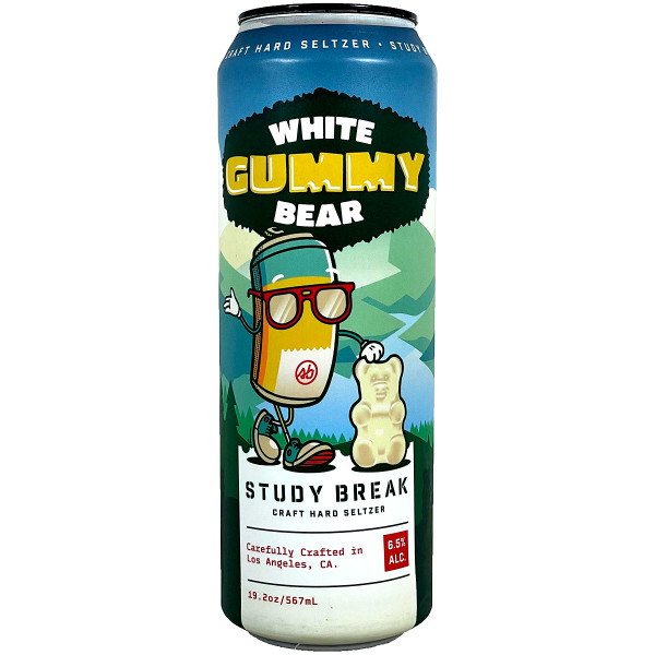 Study Break White Gummy Bear Hard Seltzer Variety 12-Pack Can