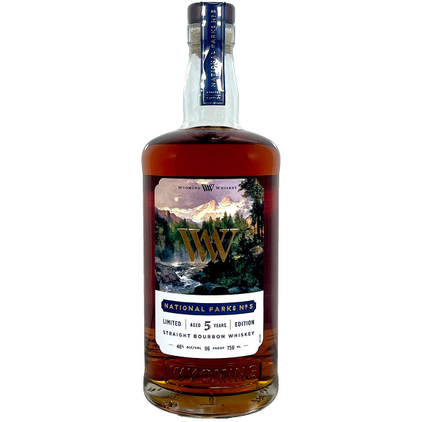 Wyoming National Parks No. 5 Limited Edition 5 Year Old Bourbon