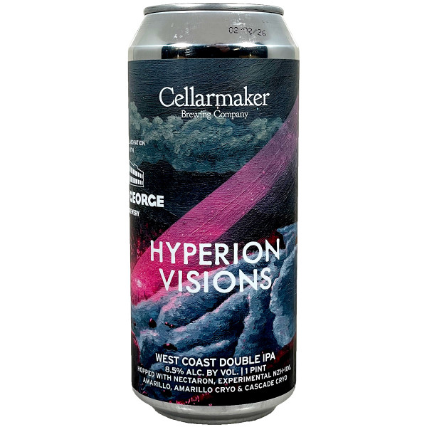 Cellarmaker [+ Fort George] Hyperion Visions West Coast Double IPA Can