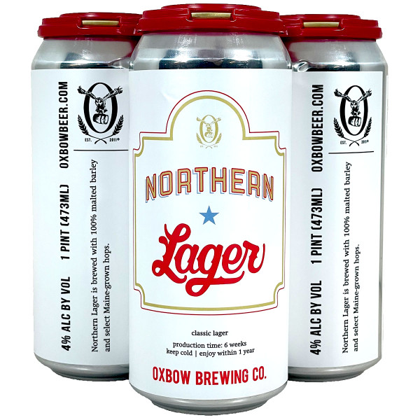 Oxbow Northern Lager 4-Pack Can
