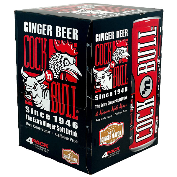 Cock 'n Bull Ginger Beer 4-Pack Can