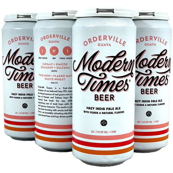 Modern Times Orderville Guava Hazy IPA 6-Pack Can