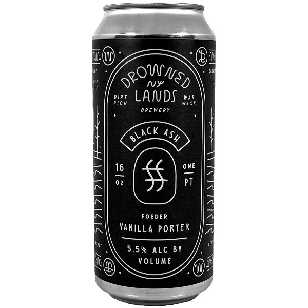 Drowned Lands Black Ash Foeder Vanilla Porter Can