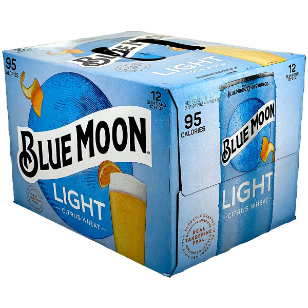 Blue Moon Light Citrus Wheat 12-Pack Can