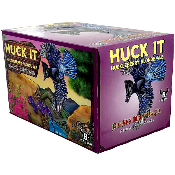 Big Sky Huck It Huckleberry Blonde Ale 6-Pack Can