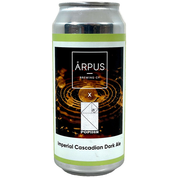 Arpus [+ Popihn] Imperial Cascadian Dark Ale Can