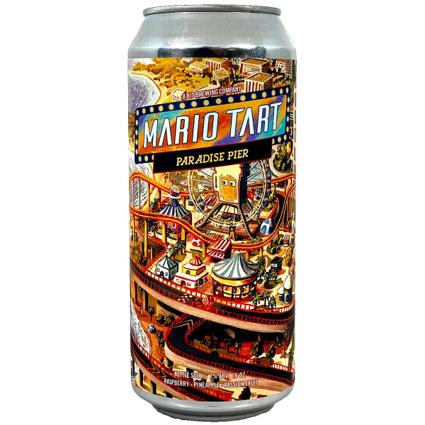 8 Bit Mario Tart Paradise Pier Kettle Sour Can