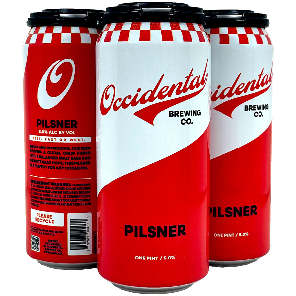 Occidental Brewing Pilsner 4-Pack Can