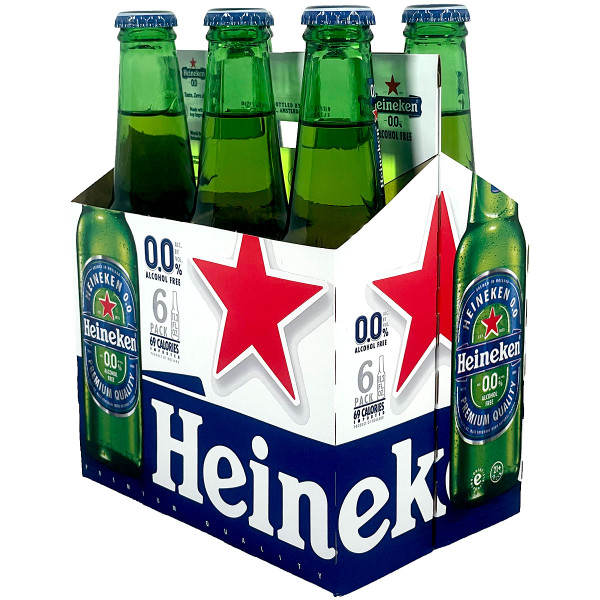 Heineken 0.0 Non Alcoholic Lager 6-Pack