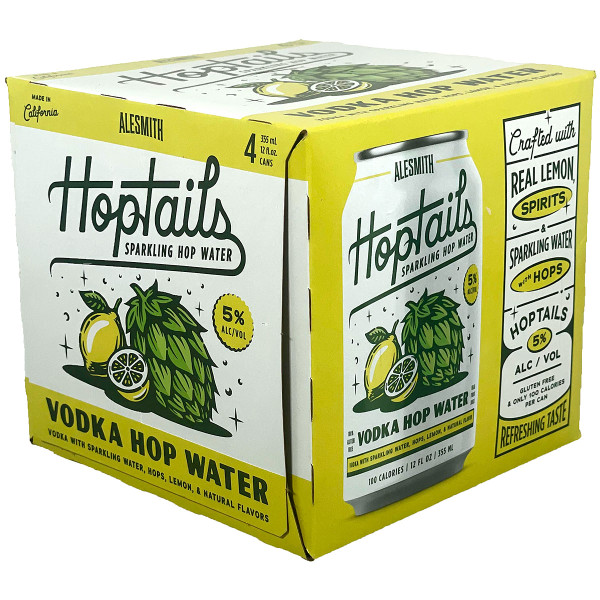 AleSmith Hoptails Sparkling Vodka Hop Water 4-Pack Can