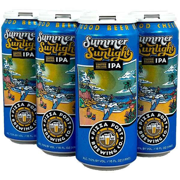 Pizza Port Summer Sunlight IPA 6-Pack Can