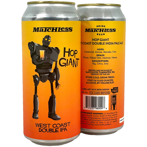 Matchless Hop Giant West Coast Double IPA Can