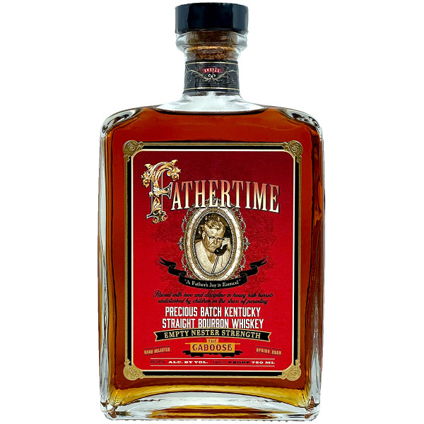Fathertime Kentucky Straight Bourbon the Caboose Red Label