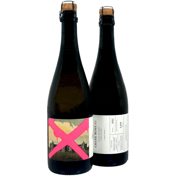 Cruse Wine Co. 2021 Charles Heintz Vineyard Sonoma Coast Blanc de Noirs Sparkling Wine