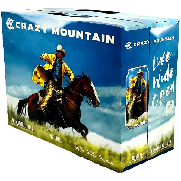 Crazy Mountain Non-Alcoholic Brew Original 12-Pack Can