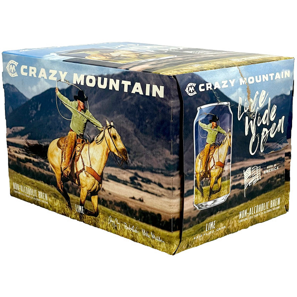 Crazy Mountain Non-Alcoholic Brew Lime 6-Pack Can