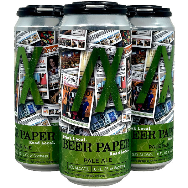 Artifex Beer Paper Pale Ale 4-Pack Can