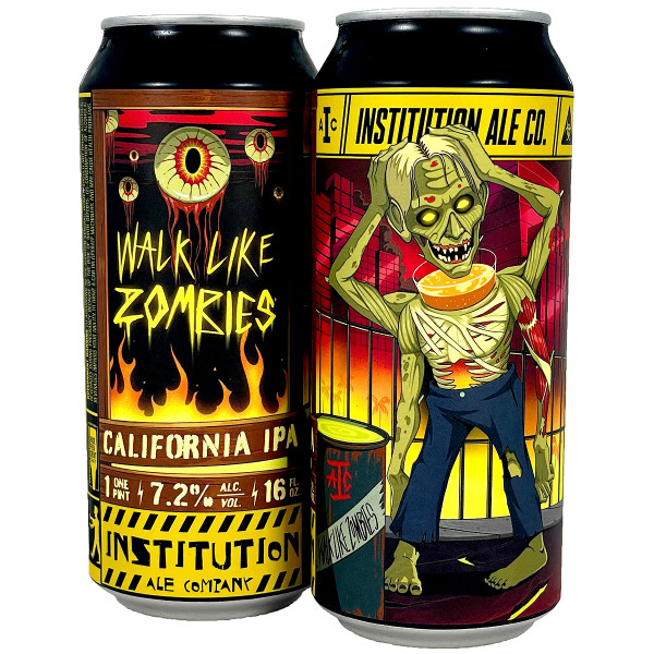 Institution Walk Like Zombies California IPA Can
