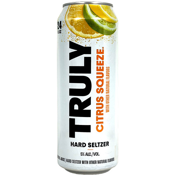 Truly Citrus Squeeze Hard Seltzer 24oz Can