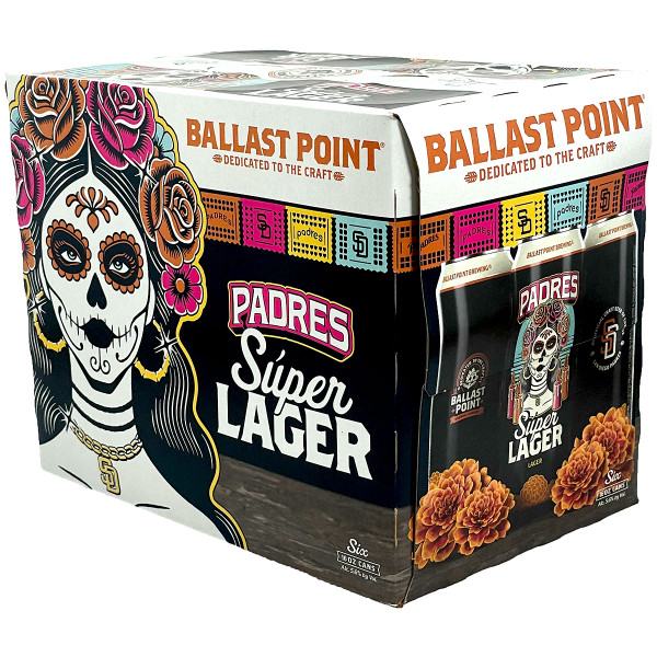 Ballast Point Padres Super Lager 6-Pack Can