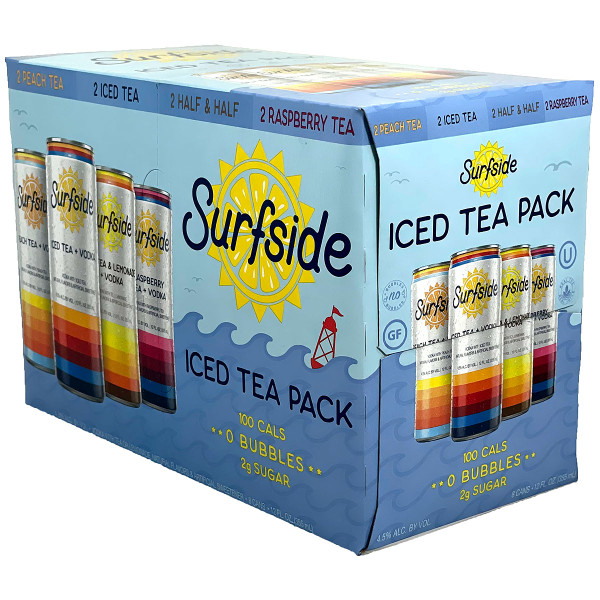 Surfside Iced Tea Variety 8-Pack Can