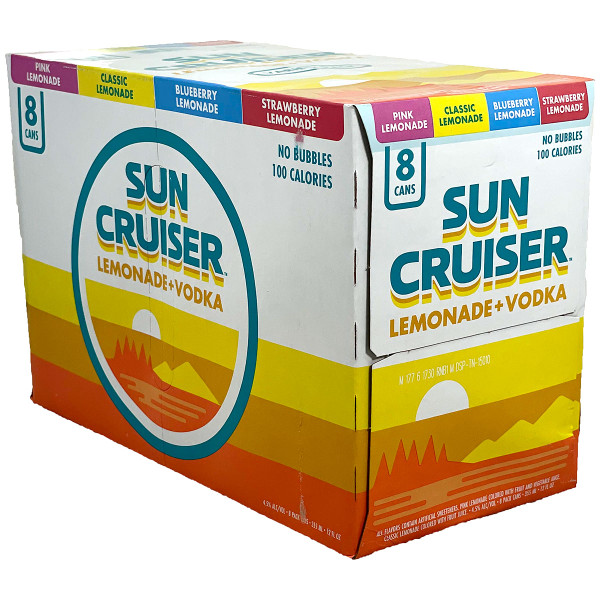Sun Cruiser Lemonade + Vodka Variety 8-Pack Can