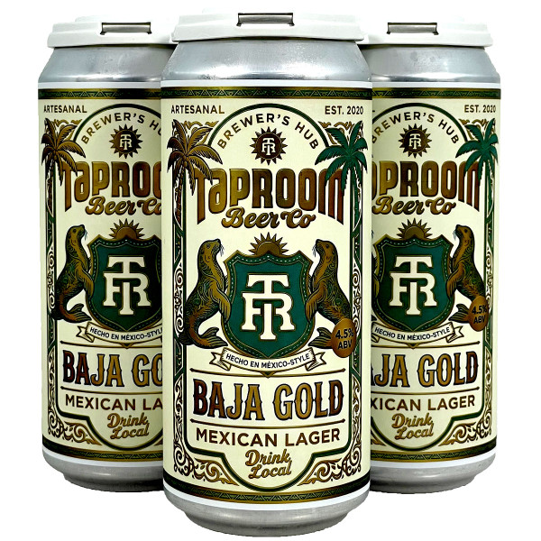 TapRoom Baja Gold Mexican Lager 4-Pack Can