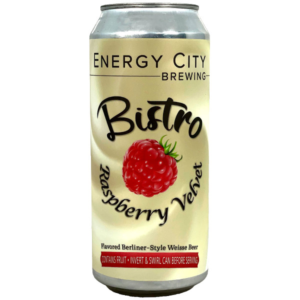Energy City Bistro Raspberry Velvet Flavored Berliner-Style Weisse Beer Can
