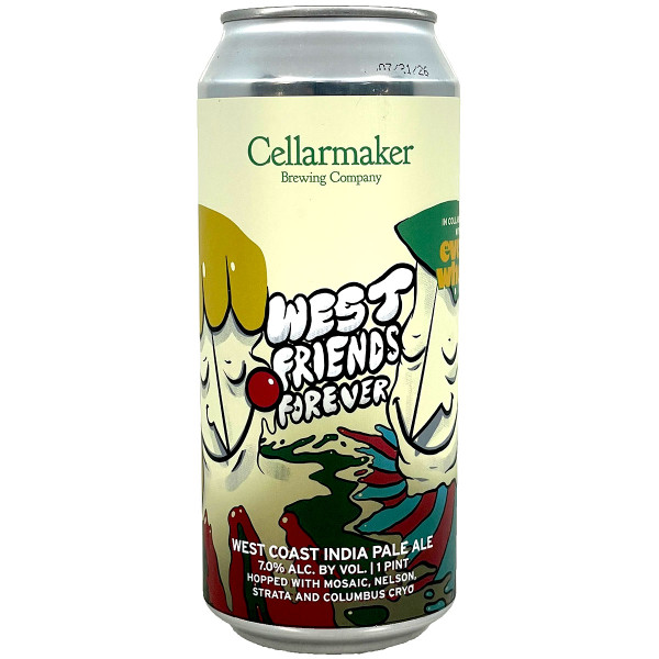 Cellarmaker [+ Everywhere] West Friends Forever West Coast IPA Can