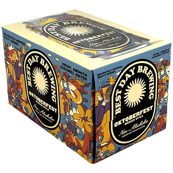 Best Day Non-Alcoholic Oktoberfest Marzen Style 6-Pack Can