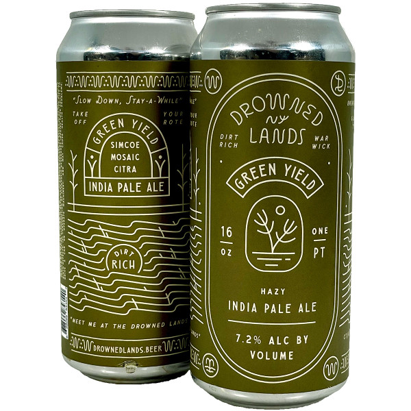 Drowned Lands Green Yield Hazy IPA Can