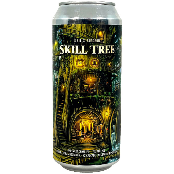 8 Bit [+ Burgeon] Skill Tree DDH West Coast IPA Can