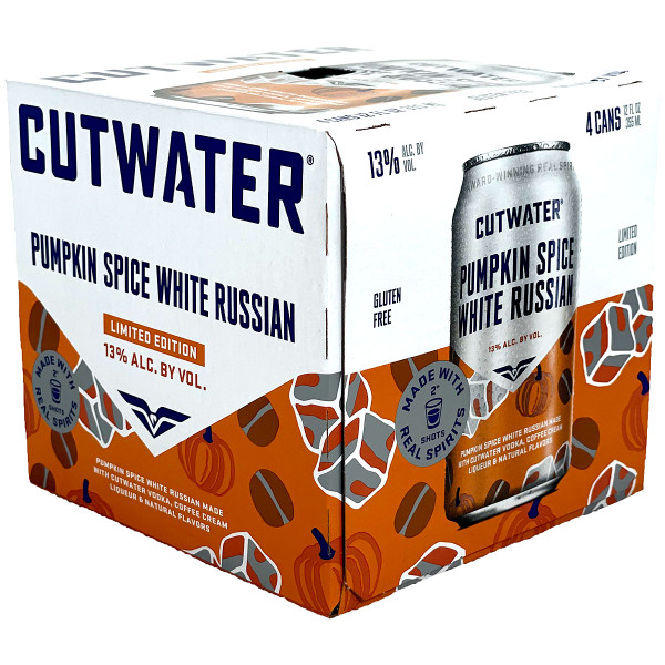 Cutwater Pumpkin Spice White Russian Limited Edition 4-Pack Can