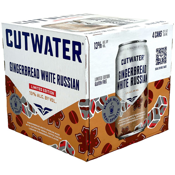 Cutwater Gingerbread White Russian 4-Pack Can