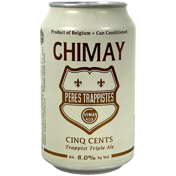 Chimay Cinq Cents Trappist Triple Ale Can