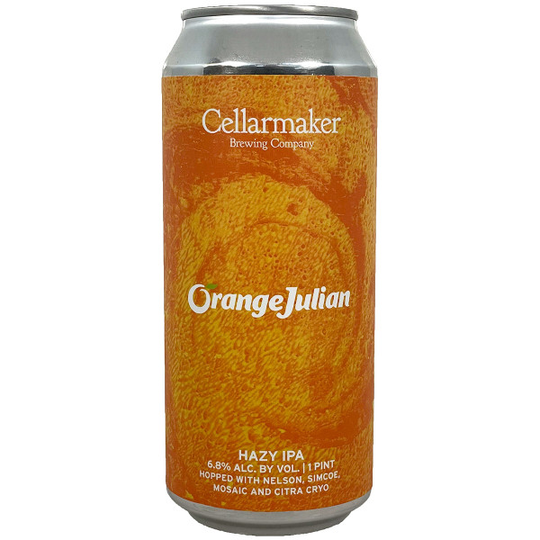 Cellarmaker Orange Julian Hazy IPA Can