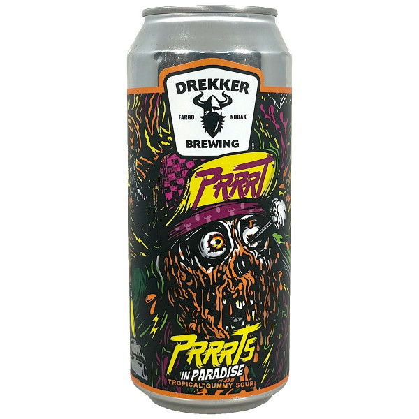 Drekker Prrrts In Paradise Tropical Gummy Sour Can